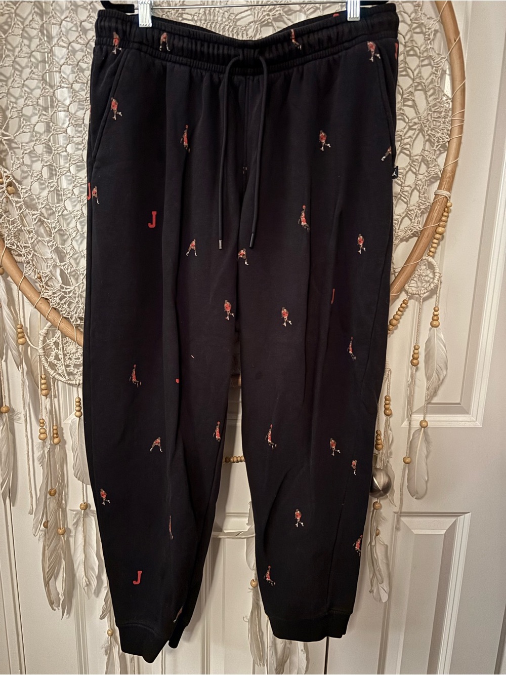 Air Jordan Black Joggers Size XXL A00413